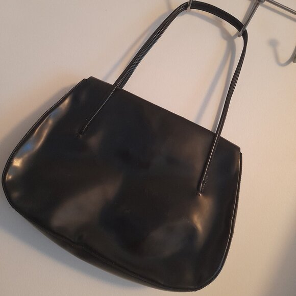 Authentic Prada Spazzolato Leather Flap Shoulder Purse. - Picture 8 of 17